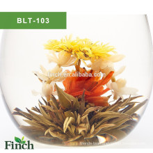 BLT-103 Flavor Flower Blooming Tea Ball Handmade with Green tea lily jasmine